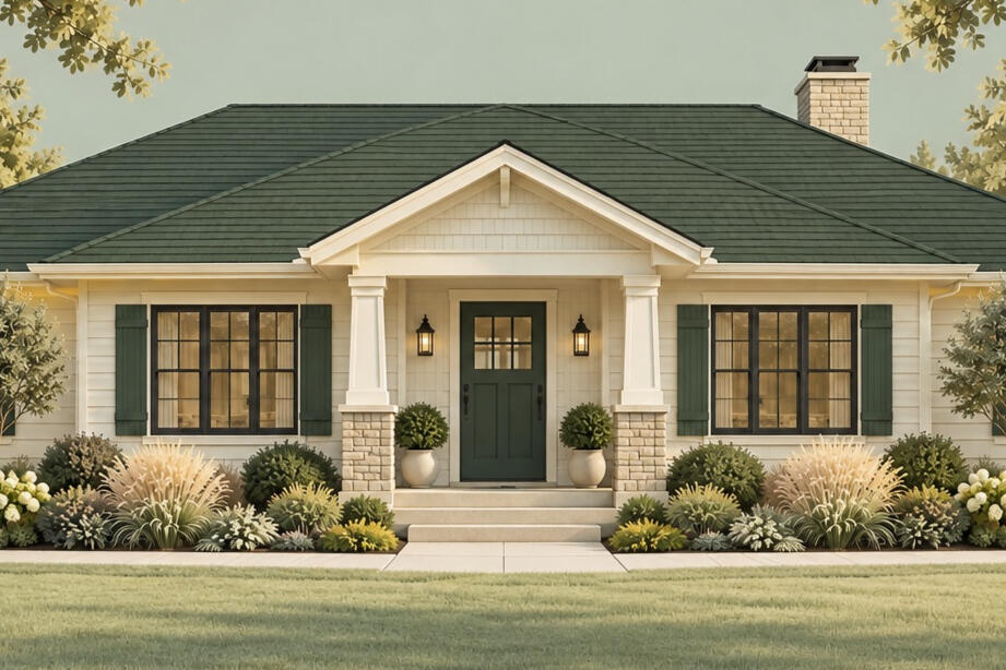 Illustration of a welcoming home